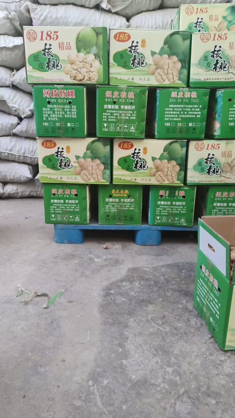 新二薄皮核桃一手货源全国发货量大价优欢迎随时联系