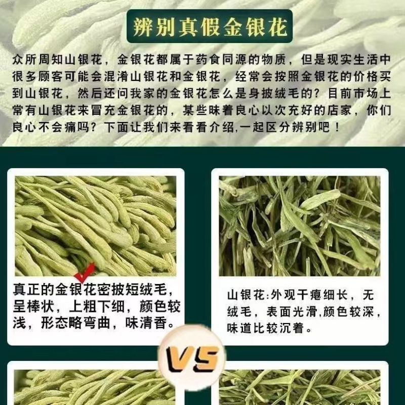 金银花头茬花颜色好质量保证诚信经营批发零售各种花