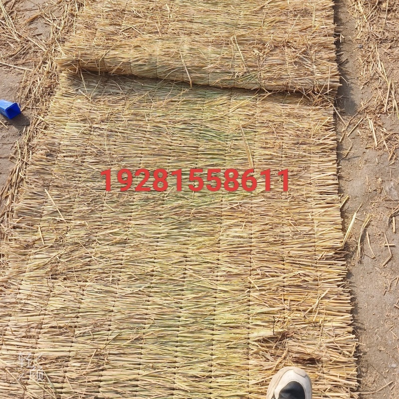 稻草帘子隔热草帘保温耐寒手工编织稻草精致草帘子农家乐装饰稻草