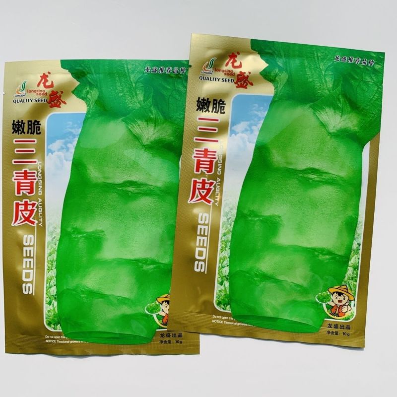 龙盛嫩脆三青皮莴笋种子质嫩鲜脆香味浓耐寒青皮青肉青叶莴笋