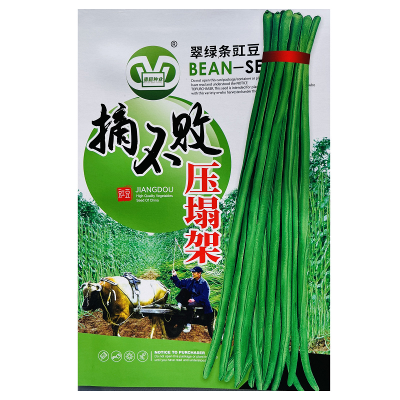 摘不败长豇豆种籽翠绿色肉厚抗病高产春秋播种豇豆种籽压塌架