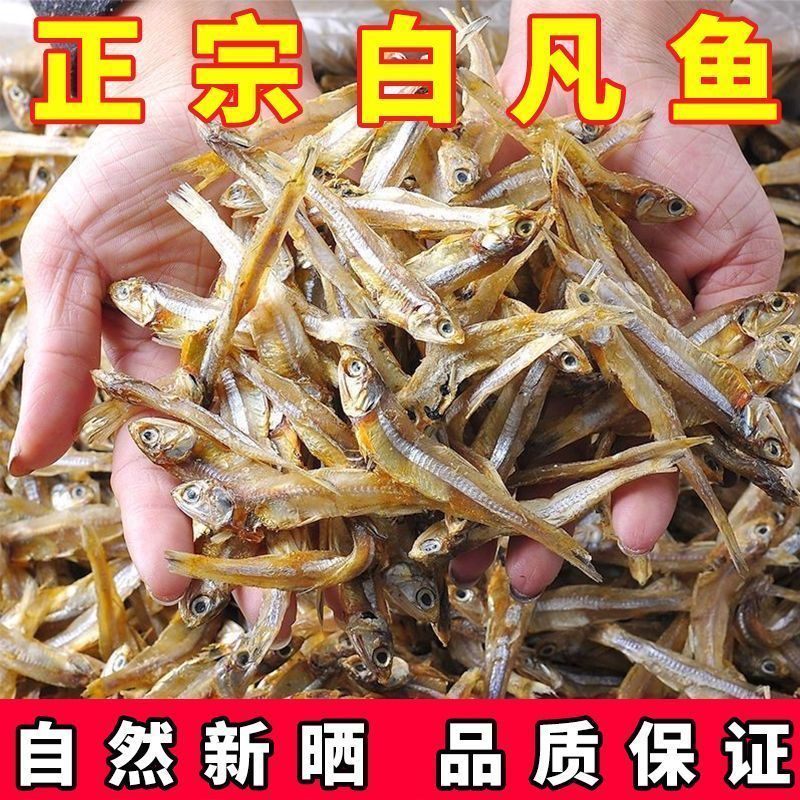 渔民自晒小鱼干无盐淡晒公干鱼海鲜干货海燕鱼白凡新货北海咸