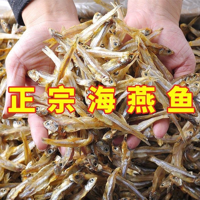渔民自晒小鱼干无盐淡晒公干鱼海鲜干货海燕鱼白凡新货北海咸