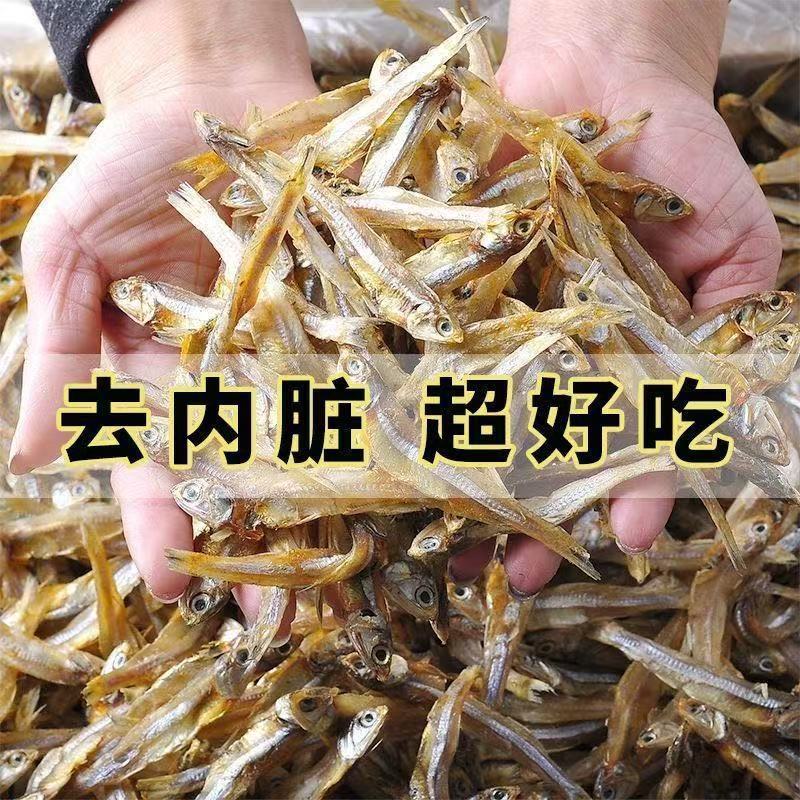 渔民自晒小鱼干无盐淡晒公干鱼海鲜干货海燕鱼白凡新货北海咸