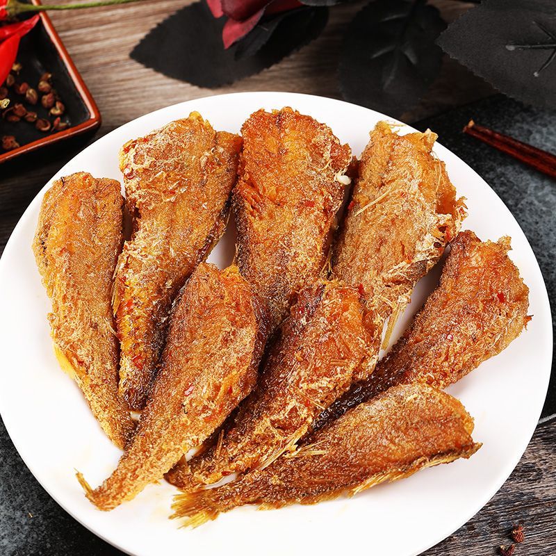 舟山特产金珍香酥小黄鱼卤味有汤汁开袋即食海味休闲追剧必备
