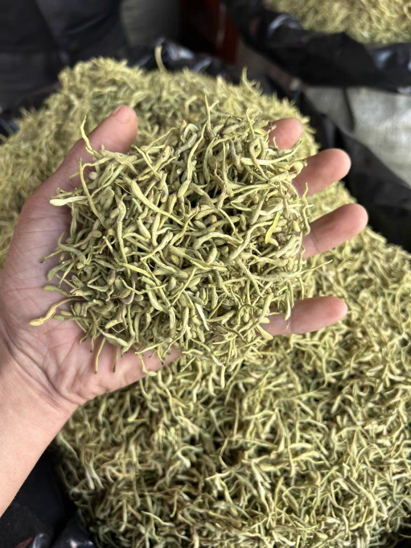 金银花青花净货特级金银花带绒毛中药材批发大货供应纯货