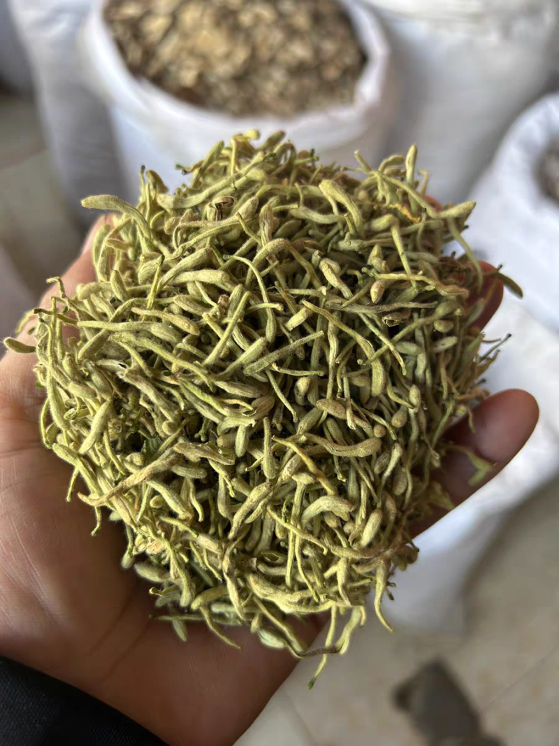金银花青花净货特级金银花带绒毛中药材批发大货供应纯货