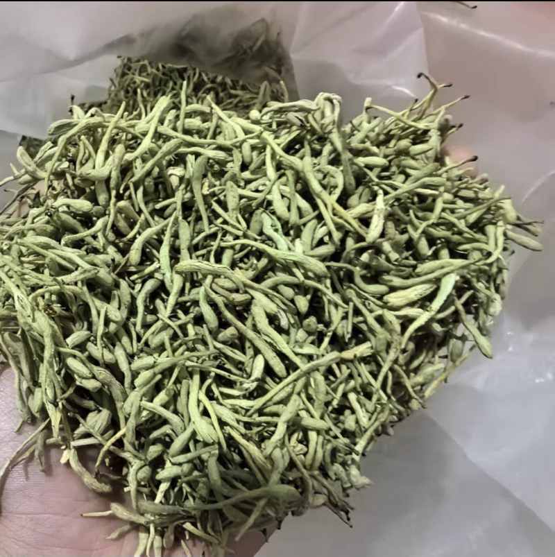 金银花青花净货特级金银花带绒毛中药材批发大货供应纯货
