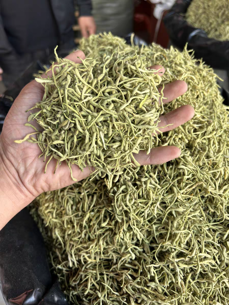 金银花青花净货特级金银花带绒毛中药材批发大货供应纯货