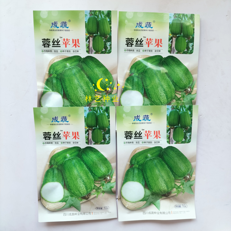 蓉丝苹果丝瓜种子耐热早熟高产大果型丝瓜种籽田园农家