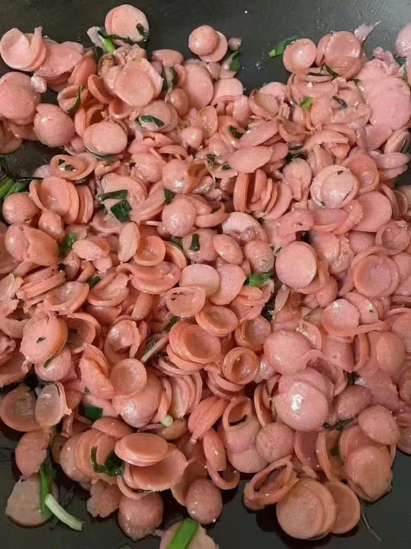 片片香肠切片清真