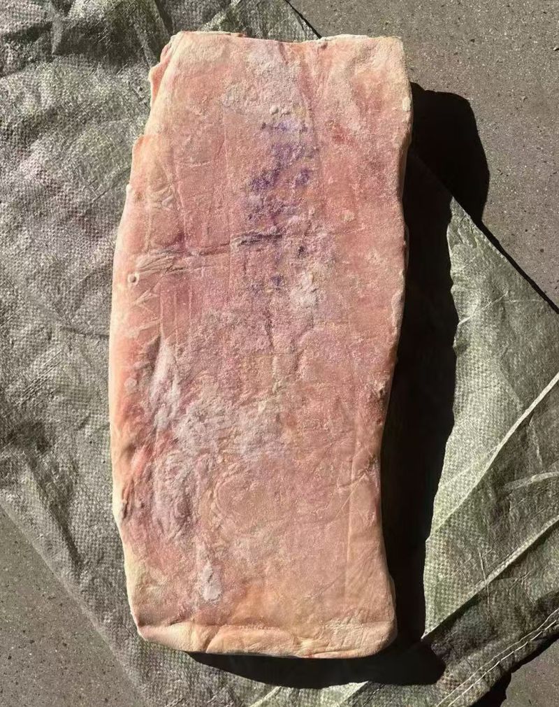 肥猪带皮五花袋装2片鲜分25年2-3月