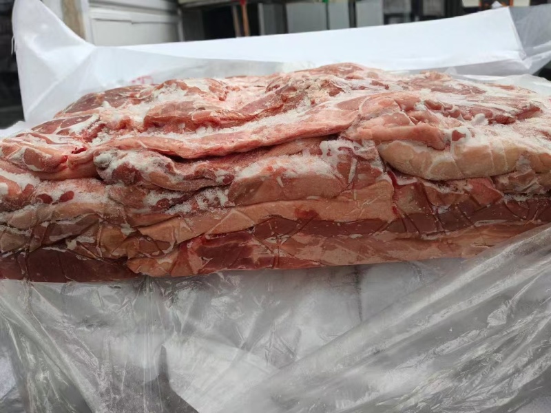 肥猪去皮五花25kg/袋新货鲜分