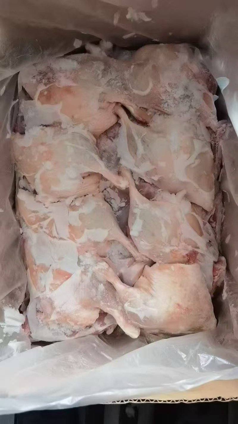 一级箱装鸭边腿各规格齐全整车价30吨3800一吨