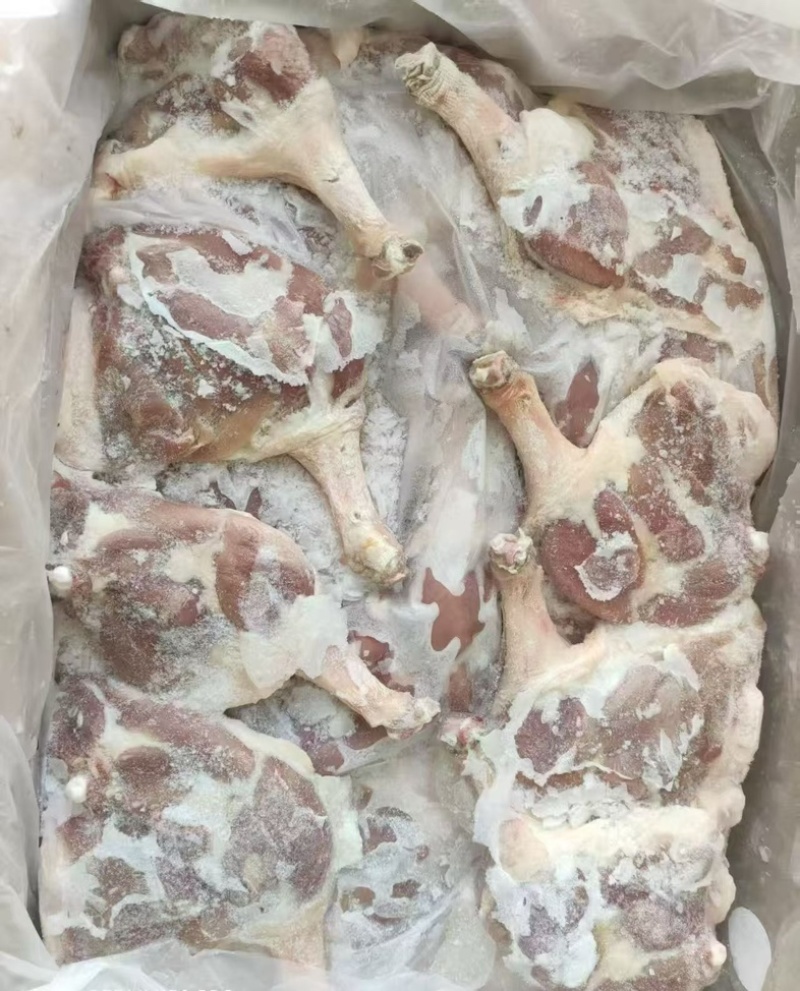 一级箱装鸭边腿各规格齐全整车价30吨3800一吨