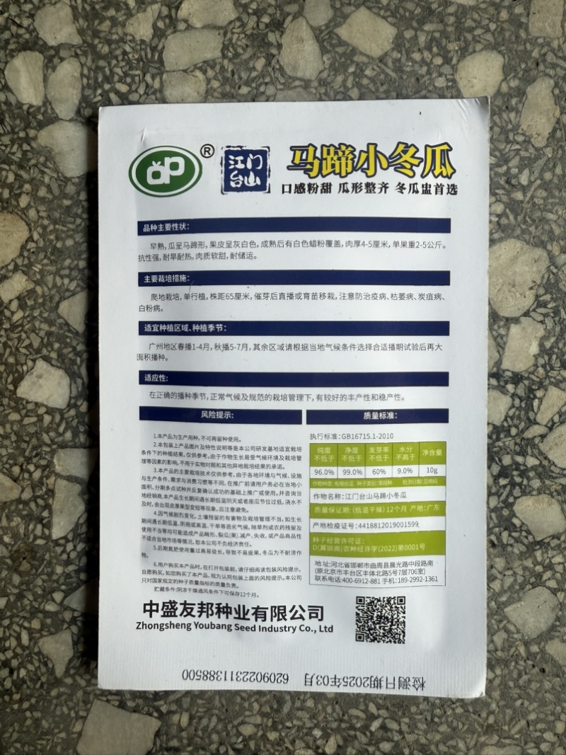 马蹄小冬瓜种子早熟口感粉甜瓜形整齐耐旱耐热大田基地