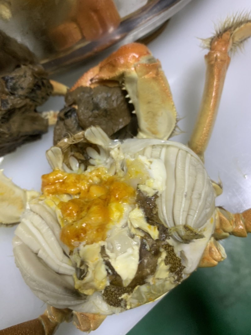 大闸蟹蟹黄源头工厂！活蟹现拆！可定制加工！品质保证，