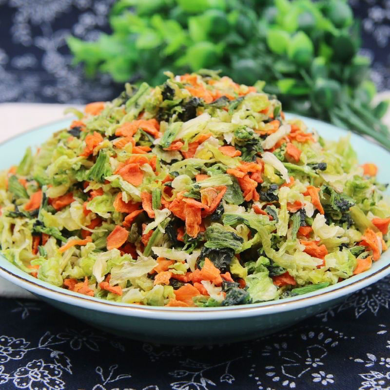 脱水蔬菜胡萝卜泡面青菜混合方便面伴侣煮汤干货