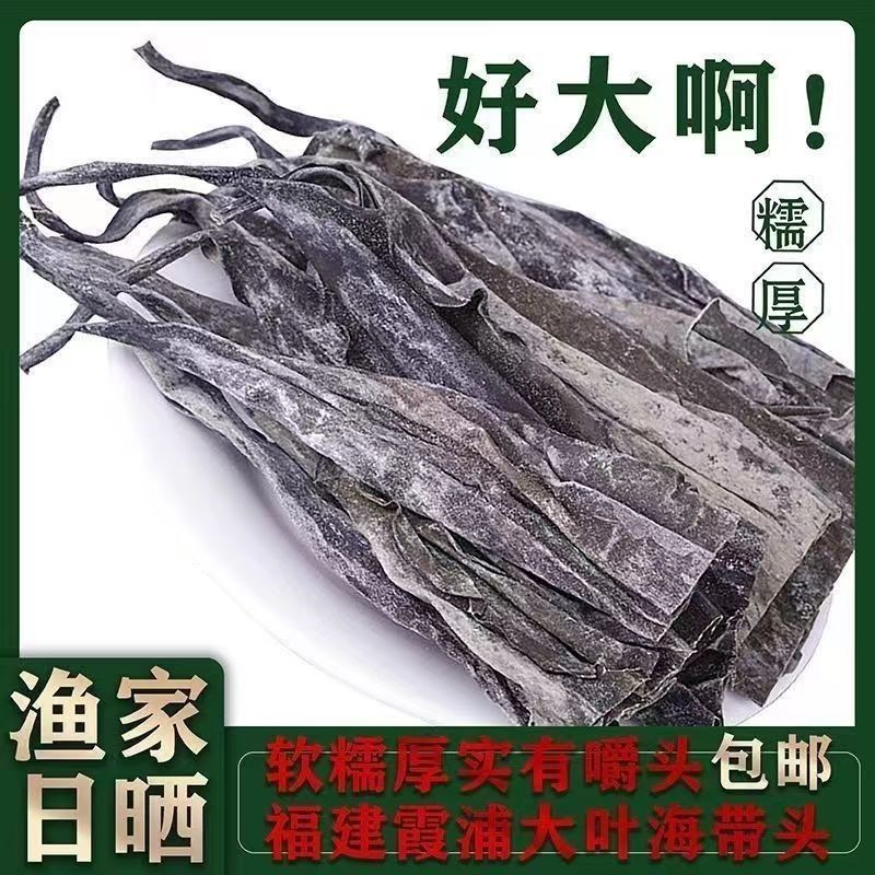 长海带头新货昆布特厚日晒厚实带头长海干货煲汤批发