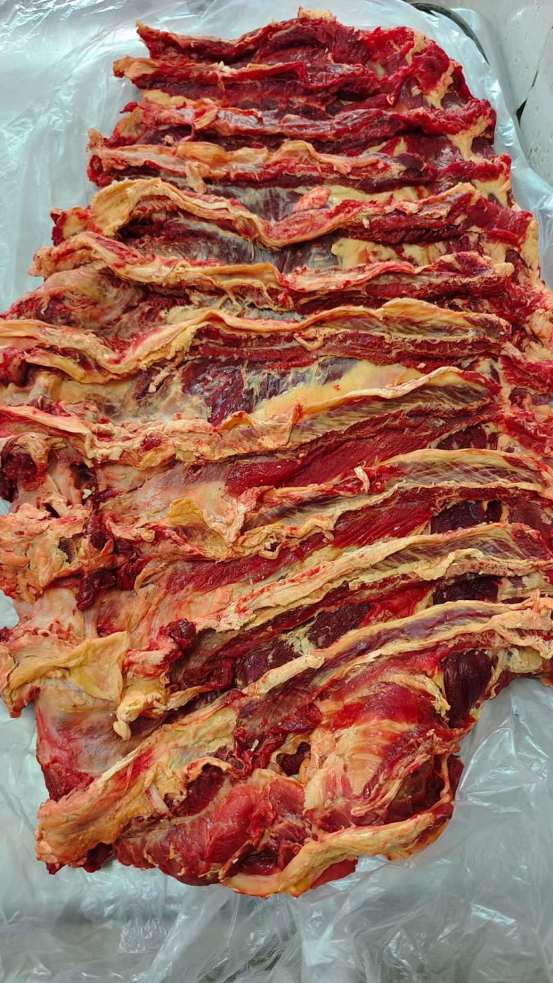 【牛肋条肉】当地草原黄牛的去骨肋排肉！鲜干速冻！六斤一盒