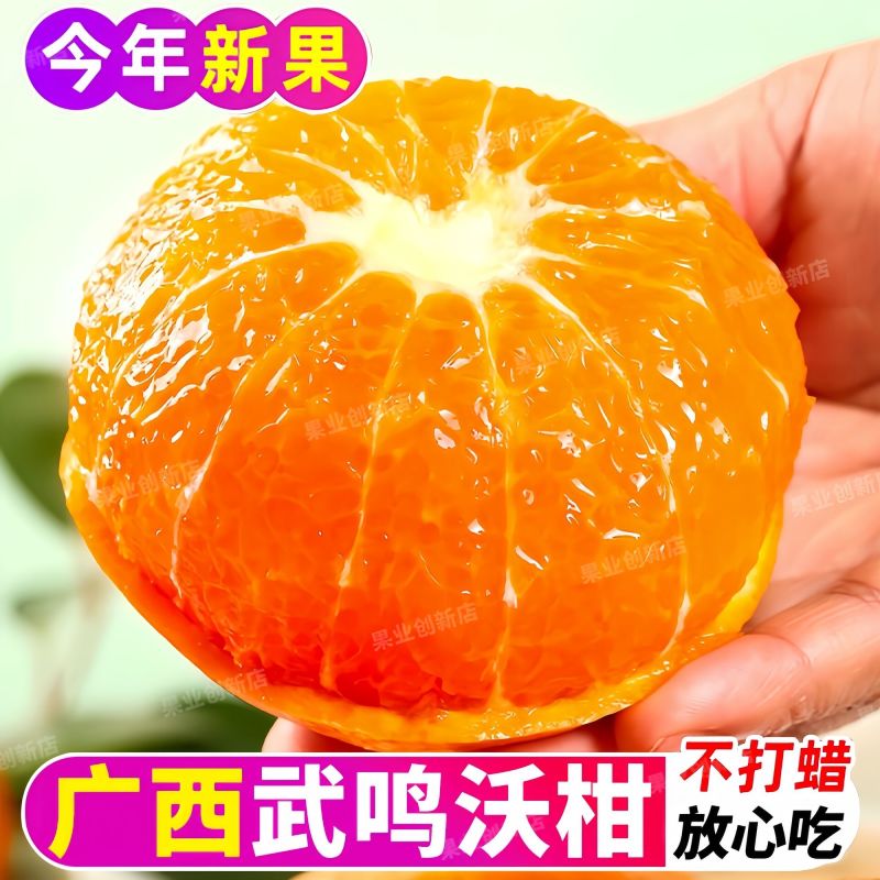 广西武鸣沃柑，支持一件代发，甜美多汁，量大从优，欢迎来电
