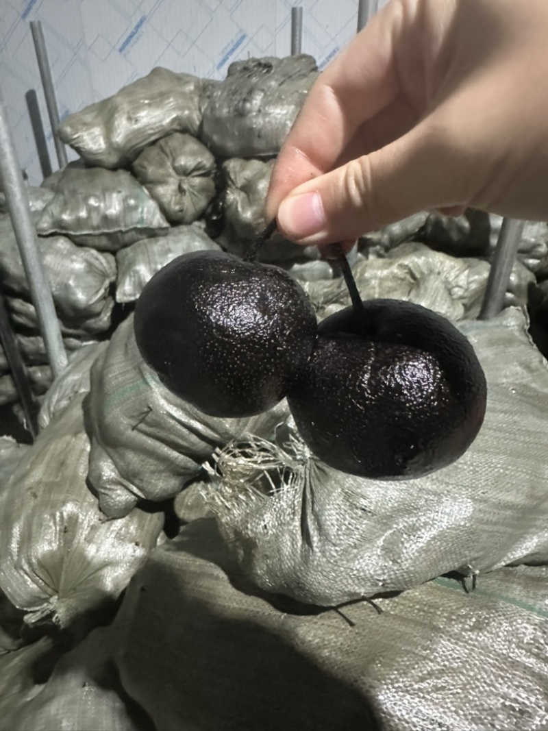 冻梨通货2两左右，汁水丰富，酸甜可口！大概1万多斤