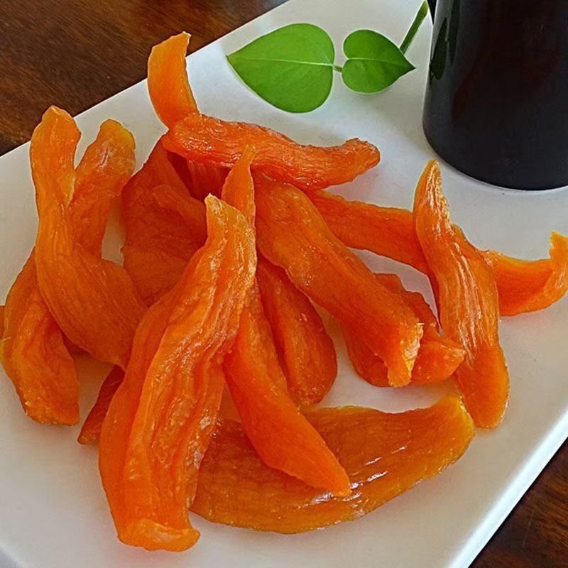 500g倒蒸红薯干地瓜干零食品特长切块烘烤批发