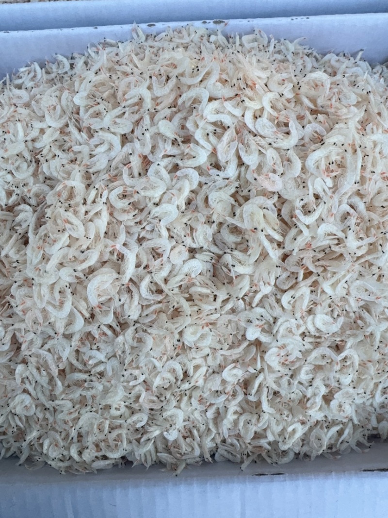 淡干无盐大虾皮，片大，肉多，新货