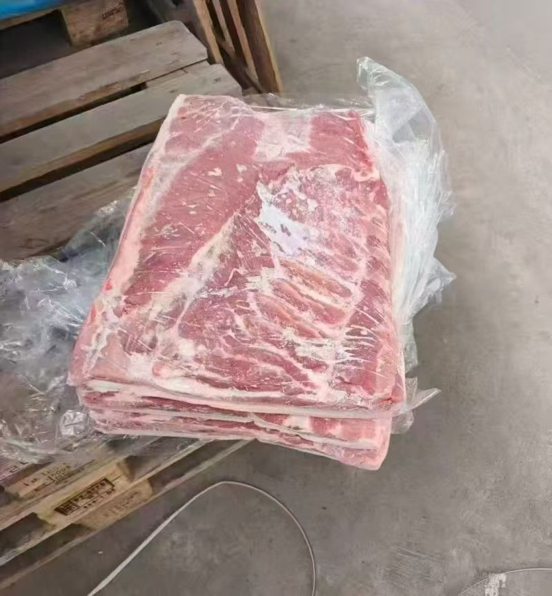 肥猪一级带皮五花抄码新货