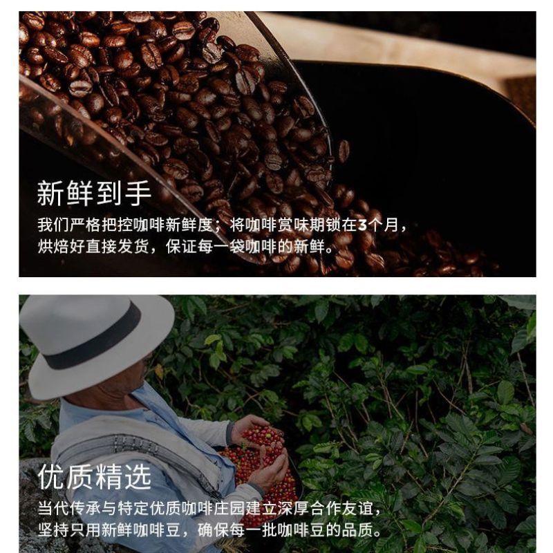 越南咖啡豆特级新鲜深度烘焙美式黑咖啡现磨商用浓香型咖啡粉
