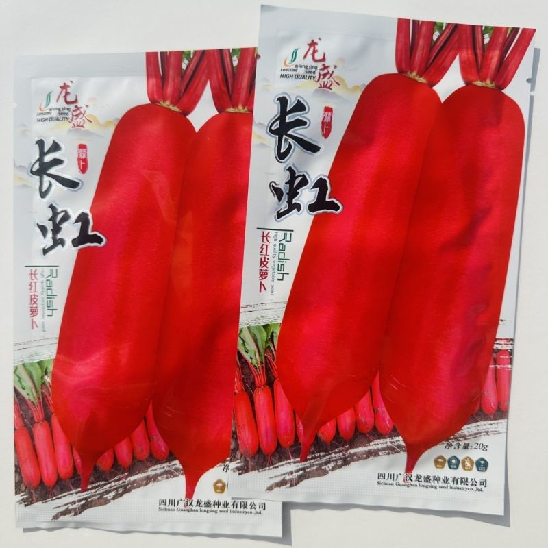 龙盛红皮萝卜种子白肉耐寒春秋冬长红萝卜种籽满身红萝卜种子