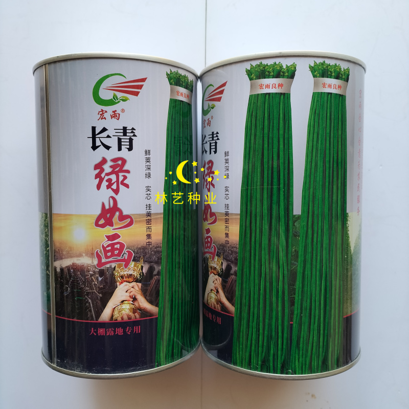 长青绿如画豇豆种子翠绿条长豆角种籽春秋早熟高产耐热抗病