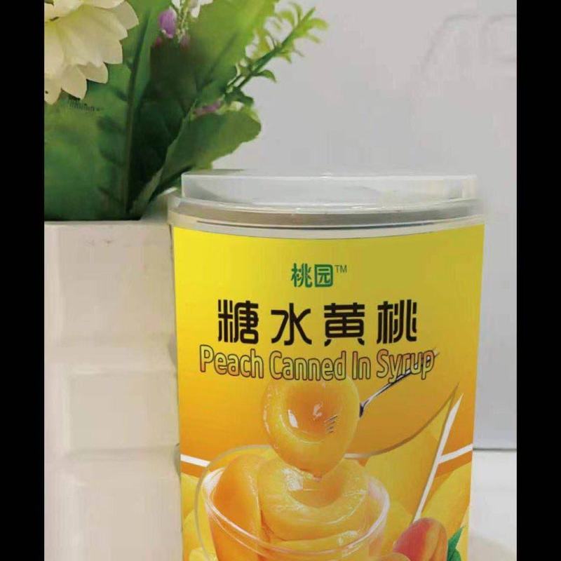 铁罐黄桃罐头