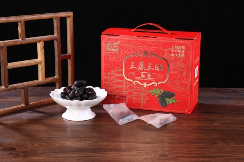 去皮蒸枣礼盒/三蒸三晒蒸红枣/厂家直发/大量有货