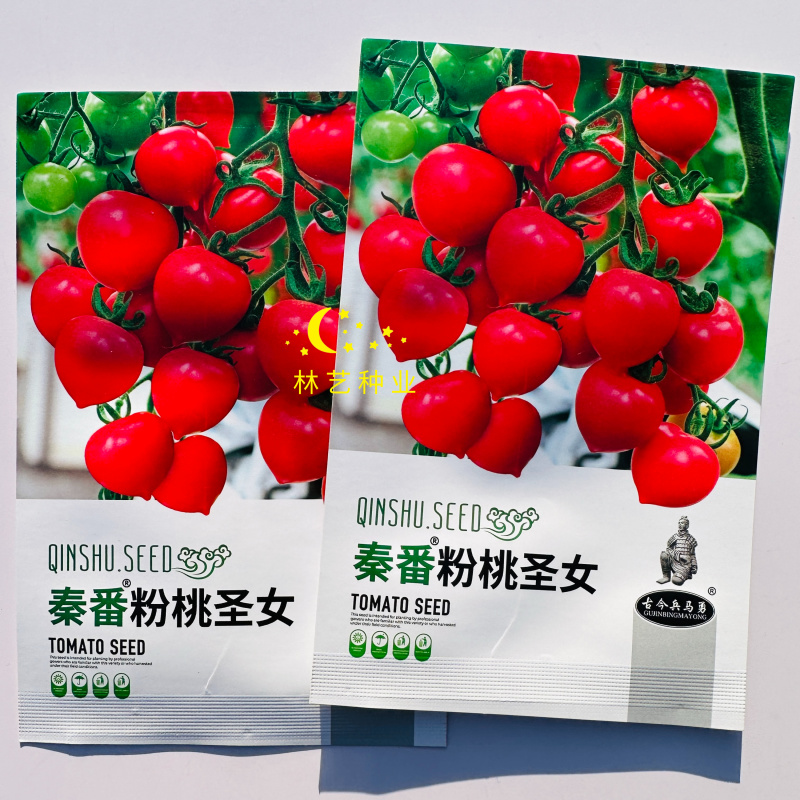 秦茄粉桃桃圣女番茄种子红圣女果番茄口感型酸甜袖珍