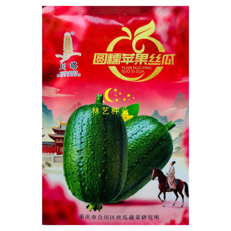 圆糯苹果丝瓜种子菜瓜种籽肉丝瓜圆丝瓜菜瓜籽种四季蔬菜