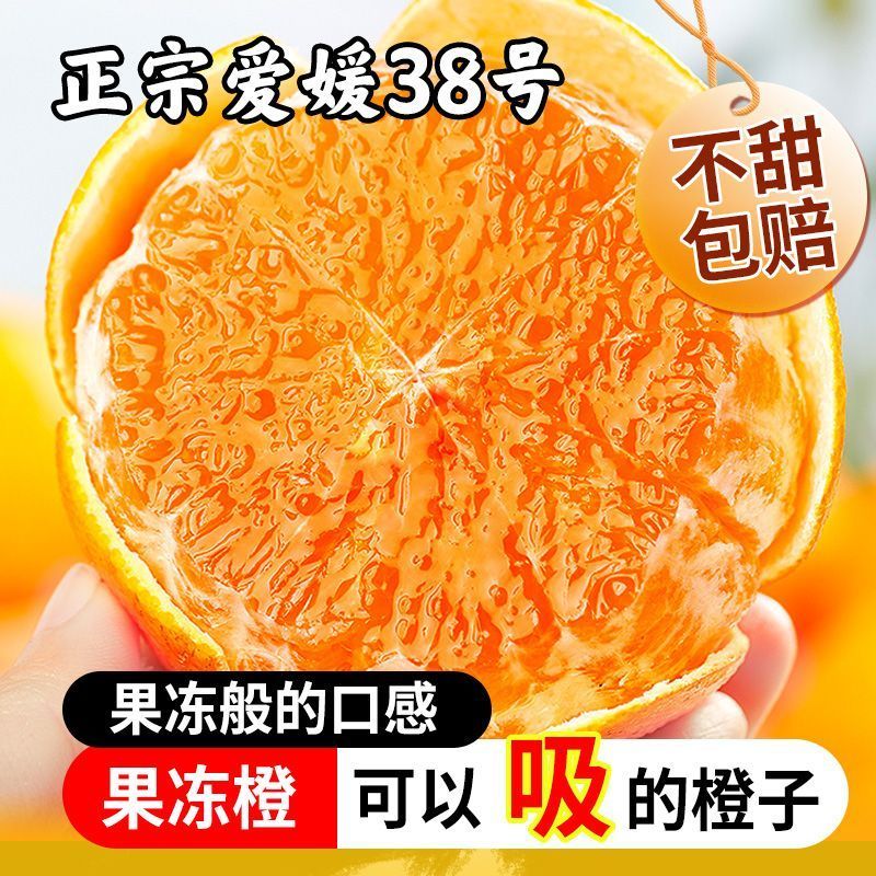 【商超同款】果冻橙爱媛38号新鲜水果四川净重5/9斤爆汁