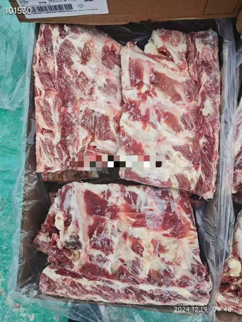 牛西冷骨纯白油抄码40斤