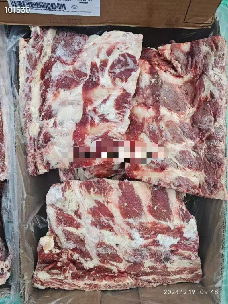 牛西冷骨纯白油抄码40斤