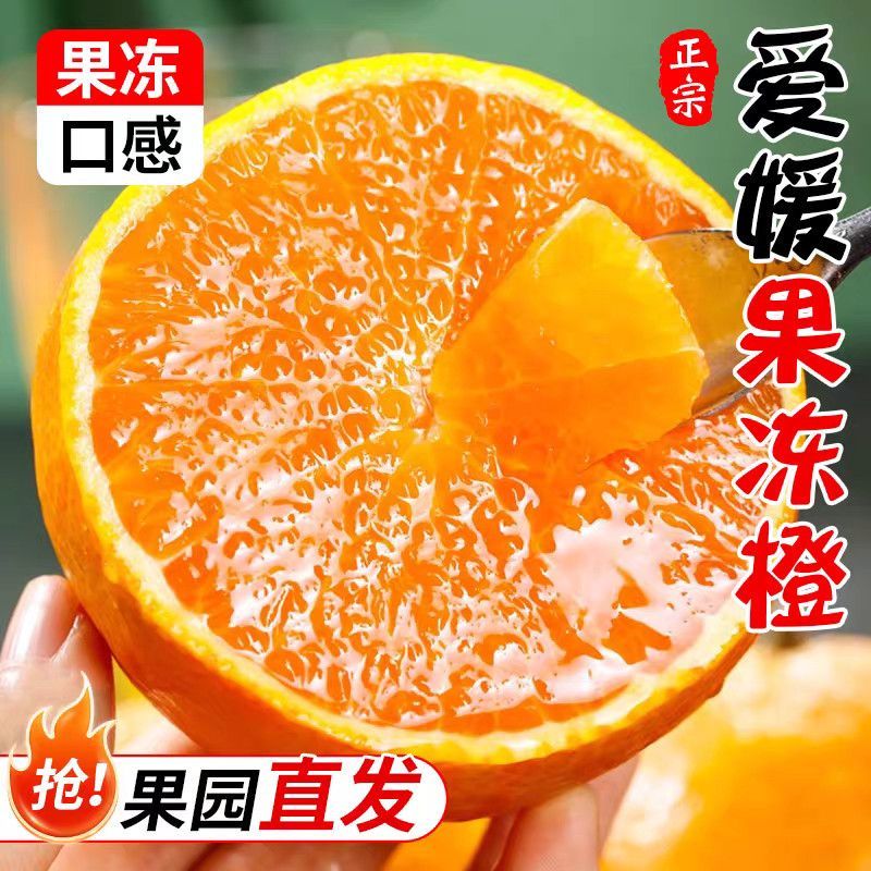 【彩箱普邮】爱媛38号果冻橙重庆当季新鲜采摘净重3斤单果