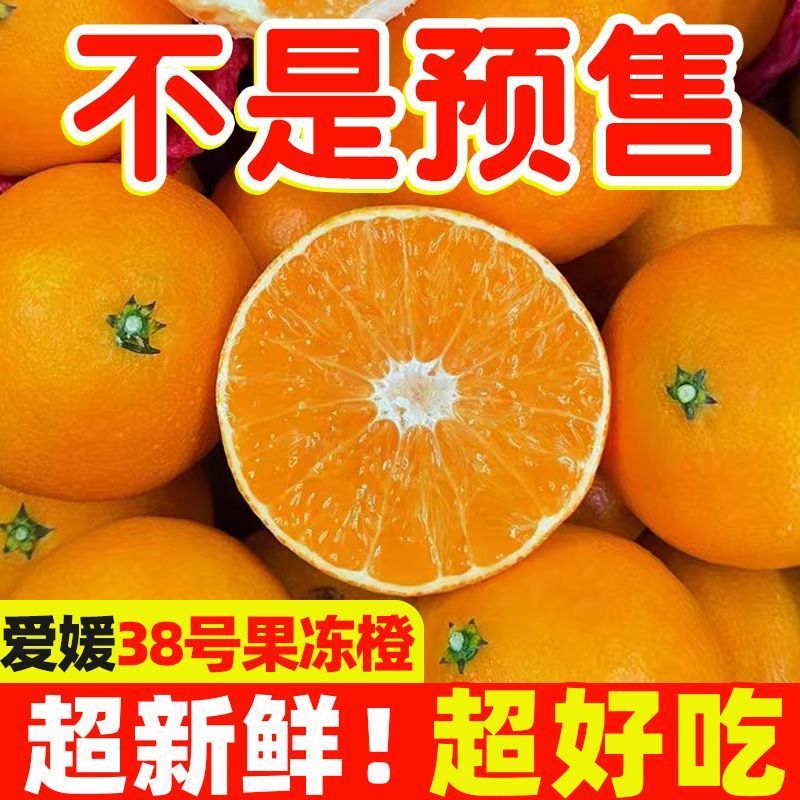 爆汁】正宗爱媛38号果冻橙手剥薄皮橙子新鲜水果整箱批发