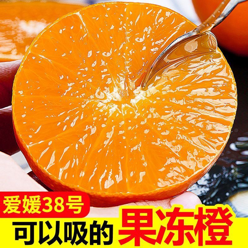 【彩箱】四川正宗果冻38爱媛橙爱媛当季新鲜孕妇水果柑橘橙