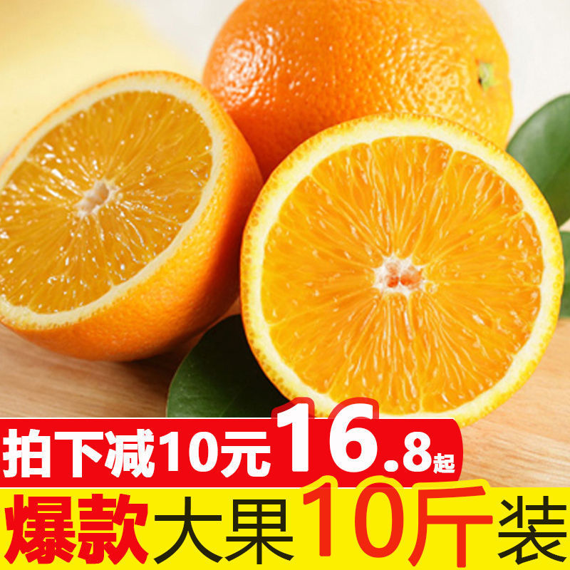 赣南早橙脐橙当季新鲜水果橙子产地直发10斤超甜