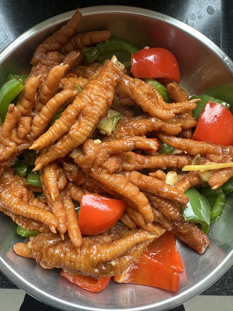 【熟食鸡爪】商用五香卤爪，地摊卤菜熟菜熟食摊**
