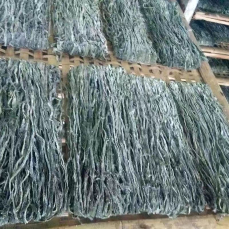 全干海带丝批发烘干整箱5斤毛重凉拌散装干货山东盐渍海带丝