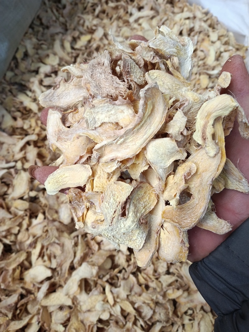 云南罗平小黄姜干片，辣味足，无硫干片，全国发货