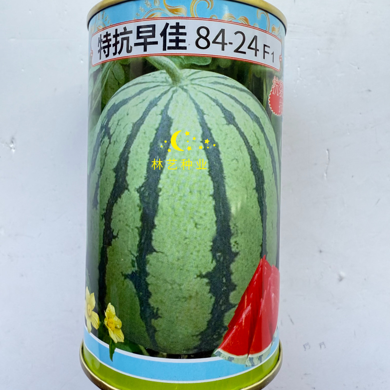 园翼特抗早佳8424西瓜种子早熟抗病抗裂皮薄高产口感好
