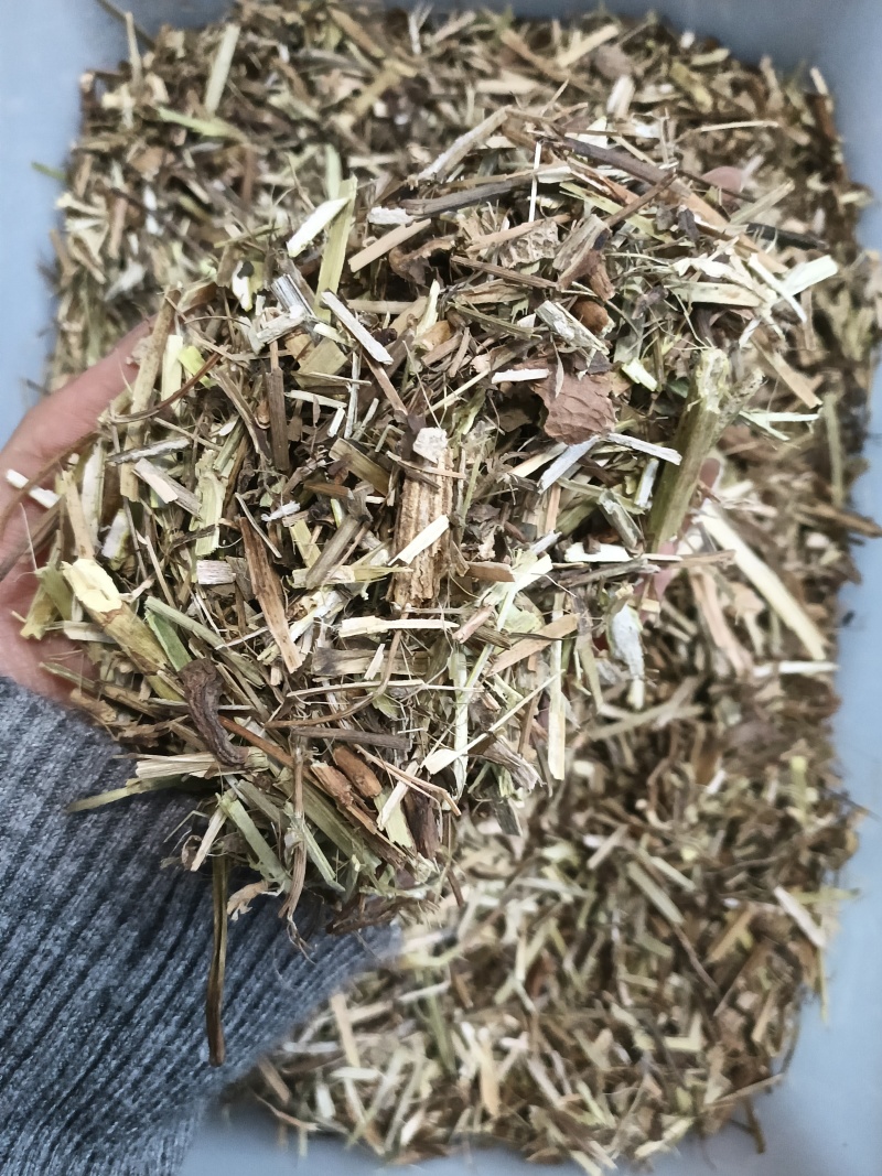 花生秧过筛除尘工厂直销黄绿色无土少膜无霉变牛羊