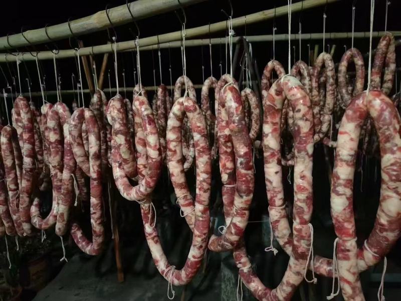 徽州纯土猪肉香肠纯手工制作品质保证送礼佳品