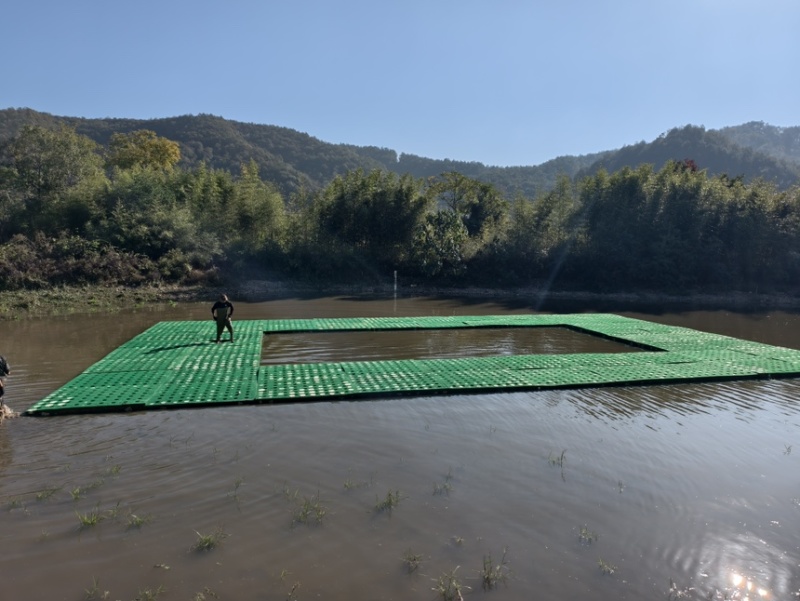 高分子聚酯纤维浮岛人工浮床
